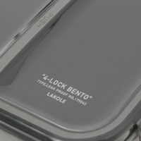 汁が漏れにくいランチボックス(700ml) グレー LAKOLE/ラコレ