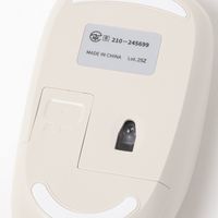 2通りの接続 Bluetooth/レシーバーハイブリッドマウス アイボリー LAKOLE/ラコレ