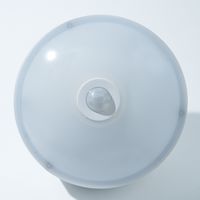 YAMAZEN LEDミニシーリングライト 人感センサー付 電球色 白熱電球60W相当 工事不要 MLC-S075L 1個