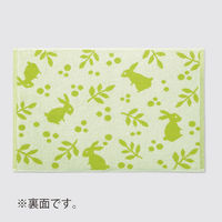 インド綿タオル地バスマット 北欧の森3色組 1セット（3色各1パック×3：計9個）