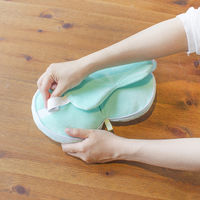 パラデック Mousse マカロン型アイマスクピロー　枕　アイマスク　MSEー150 BL MSEー150BL 1ヶ