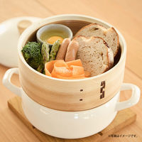 富士ホーロー 竹せいろ 18cm 単品 せいろ付きホーロー鍋専用  SERSー18 1個