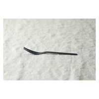 佐藤金属興業 ブラック フォーク 118353 1セット(5個)（直送品）