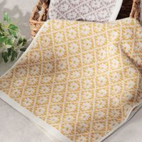 ジャガード速乾抗菌フェイスタオル TIME OF SCENTS イエロー studio CLIP