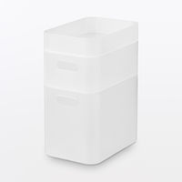 無印良品 再生ポリプロピレン入りメイクボックス 約１５０×２２０×１６９ｍｍ 良品計画