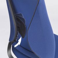 中央可鍛工業 シルエットチェア　多機能メッシュチェア　ランバーサポート付き　グリーン1脚（取寄品）