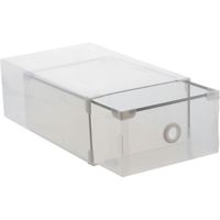 ベストコ ゼーエン シューズボックス ドロワー ユニセックス ND-9186 幅200×奥行330×高さ116mm クリア 1個（直送品）