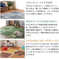 萩原 置き畳 シャイン 820×820×11mm ナチュラル 159063033 1セット(4枚入)（直送品）