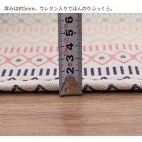 萩原 綿100%の洗えるインド綿ラグ ハシーナ 185cm×240cm マルチ 270075020 1枚