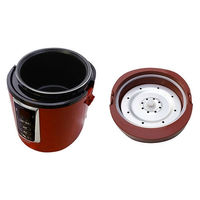 A-Stage 1.5合炊き炊飯器　レッド　GRC-H15R　1台（直送品）