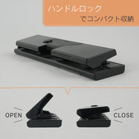 カール事務器 4穴パンチ　穿孔枚数10枚　 No.435-K 1個