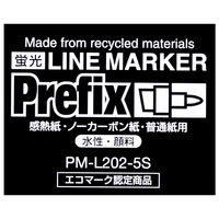 コクヨ 蛍光OAマーカー<プリフィクス> 3色セット(ピン PM-L102-3S 1セット(3本入)