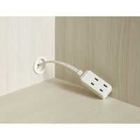 【軒先渡し】フナモコ スマートキッチン 食器棚 幅602×奥行445×高さ1800mm エリーゼアッシュ SKA-60K 1台（直送品）