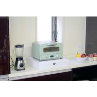 オスマック オスマック 天然木家電下スライドテーブル引き出し付き幅45ホワイト YSHK-45402W　1台（直送品）