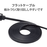 エレコム インナーイヤー型ヘッドセット/カナル/ミュートスイッチ付/左耳用/USB/ブラック HS-EP18UBK 1個