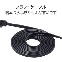 ヘッドセット 片耳 マイク付きイヤホン 4極ミニプラグ接続 左耳用 セミオープン HS-EP20TBK エレコム 1個