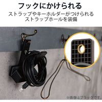 電源タップ クリップタップ 2.5m 2ピン 3個口 雷ガード ほこり防止 ブラウン T-KF03-2325BR エレコム 1個
