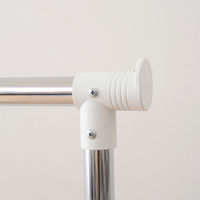 YAMAZEN 伸縮ハンガー シングル オフホワイト YBH-SSR(OW)D 1台（直送品）