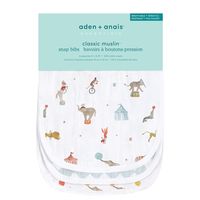 aden + anais　エイデンアンドアネイ スナップビブ エレファントサーカス 1セット（3枚入）ダッドウェイ