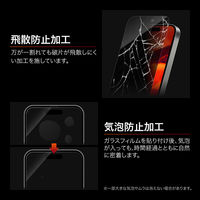 iPhone 17 Pro Max/iPhone 16 Pro Max ガラスフィルム  覗き見防止180° 指紋防止 全画面保護（直送品）