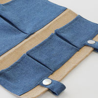 トモ・コーポレーション アウトドア収納 ウォールポケット ジュート&デニム 407179 1個（直送品）