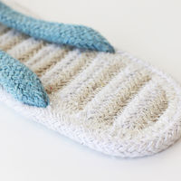 トモ・コーポレーション スリッパ コットンサンダル アニマル 耳付き ハンドメイド シロクマ 423381 1個（直送品）