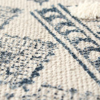 トモ・コーポレーション 玄関マット 48×83cm 室内 ブロックプリント クロス 428096 1個（直送品）