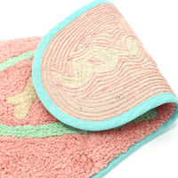 トモ・コーポレーション 玄関マット 29×53cm 室内 サンダル ピンク 428152 1個（直送品）