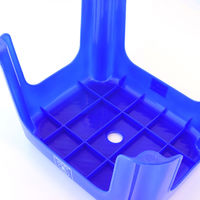 トモ・コーポレーション スツール 座面高18.5cm スタッキング可能 プラスチック ブルー 432320 1個（直送品）