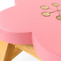 トモ・コーポレーション スツール 座面高25~26cm サクラ 天然木 433212 1個（直送品）