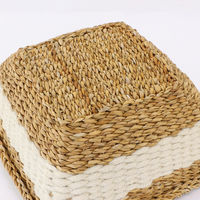 トモ・コーポレーション バスケット フルーツバスケット スクエア かご 収納 ホワイト 449263 1個（直送品）