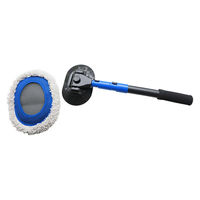 三金商事 モップ 15度カーブ 伸縮 洗車モップ 洗車用 ルーフトップ 468929 1個（直送品）