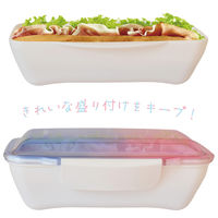 合同会社ビランク 弁当箱 500ml シエルプレ 1段 ランチボックス サックスピンク 479788 1個（直送品）