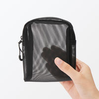 無印良品 ナイロンメッシュポーチ 小 約１０×４×１２ｃｍ 良品計画