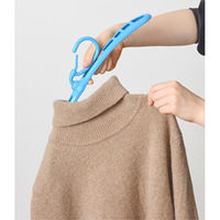 清水産業株式会社 スルット快乾ハンガー 6本組 14075 1セット(6個入)（直送品）