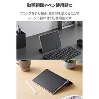 エレコム iPad mini ケース 8.3インチ(A17 Pro) マグネット式フラップ TB-A25SWVCBK 1個