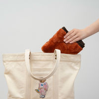 ガマカ工業 FLAME YARN 岩盤浴のような足ポカマット 4枚入りセット 35×58cm テラコッタ 6300075431 1S(4枚)（直送品）