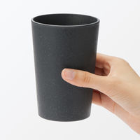 無印良品 レンジで使える ヤシの端材を使った カップ ２個組 黒 良品計画