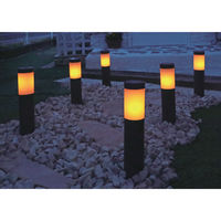 谷村実業 ラタン調ポールライト3本組 a34886 1セット(3本入)（直送品）