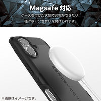 iPhone17 ケース ハイブリッド MAGKEEP ZEROSHOCK ブラック PM-A25AZEROMGBK エレコム 1個（直送品）