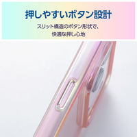 iPhone17 Pro ケース ソフト オーロラデザイン ピンク PM-A25CUCAPN エレコム 1個（直送品）