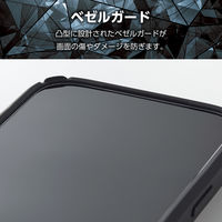 iPhone17 Pro ケース ハイブリッド D3O(R) ZEROSHOCK ブラック PM-A25CZEROD3BK エレコム 1個（直送品）