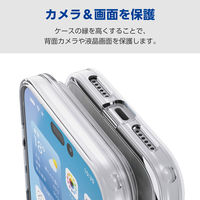 iPhone17 Pro Max ケース ハイブリッド MAGKEEP ホワイト PM-A25DMAG02WH エレコム 1個（直送品）