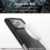 iPhone17 Pro Max ケース ハイブリッド 衝撃吸収 MAGKEEP ブラック PM-A25DZEROMGBK エレコム 1個（直送品）