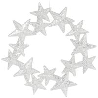 クリスマス　スターリースオーナメント(シルバー) LAKOLE/ラコレ