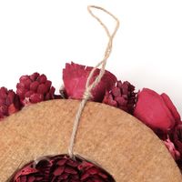 クリスマス　ドライリース(23cm) レッド LAKOLE/ラコレ