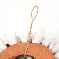 クリスマス　ドライリース(18cm) ホワイト LAKOLE/ラコレ