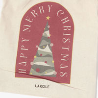 【アウトレット】クリスマス　ミニ巾着 ツリー LAKOLE/ラコレ