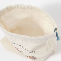 【アウトレット】クリスマス　ミニ巾着 トナカイ LAKOLE/ラコレ