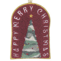 クリスマス　刺繍オーナメント(ツリー) LAKOLE/ラコレ